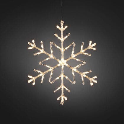 Snöflinga 60cm 60 varmvita LED