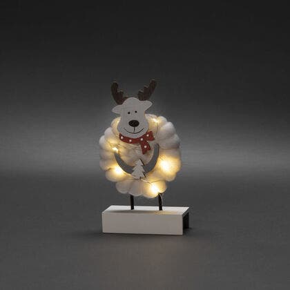 B/O Älg trä&bomull 6 LED