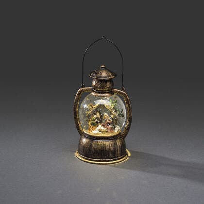 Vattenfylld rund lykta