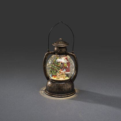 Vattenfylld rund lykta