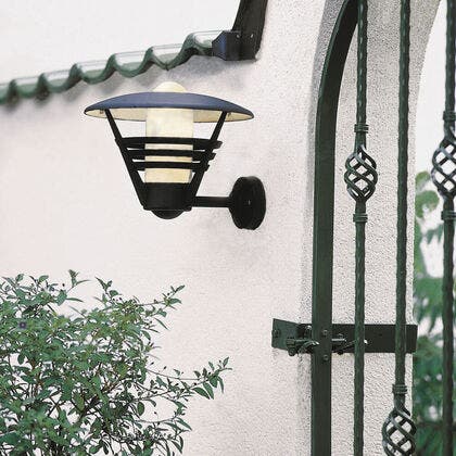 Gemini vägglykta E27 svart