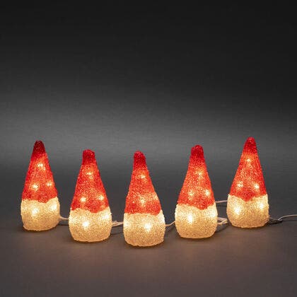 Tomtar akryl 5st 40 LED