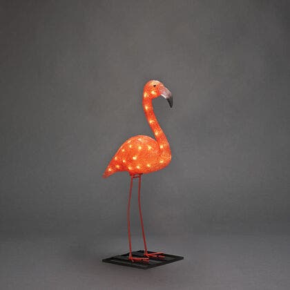 Flamingo akryl 70cm LED