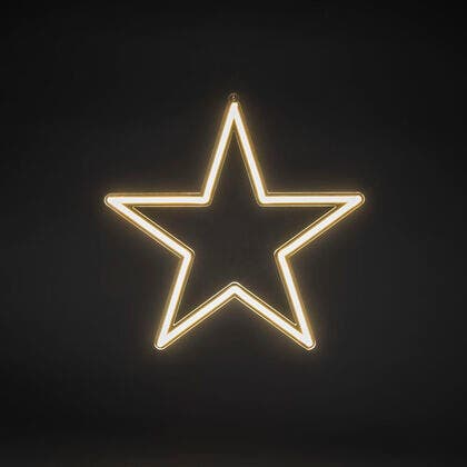 Deco. Christmas star LED outd.