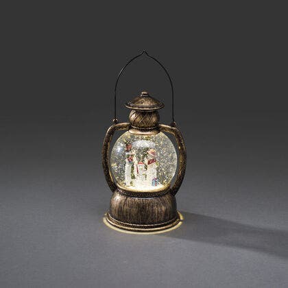 Vattenfylld rund lykta