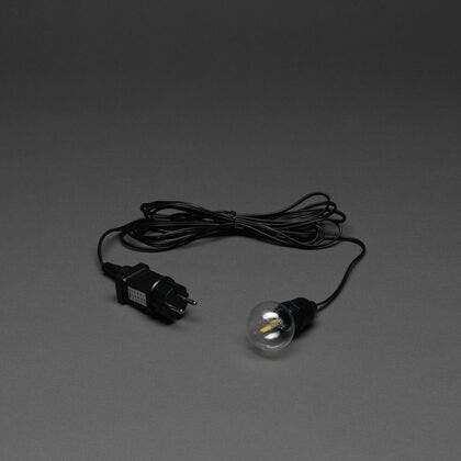 Svart sladdställ 5m G4 LED