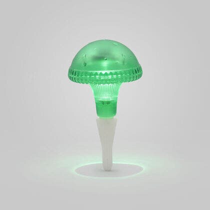 Assisi svamp solcell LED grön