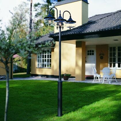 Libra 3-arm lykta ex stolpe