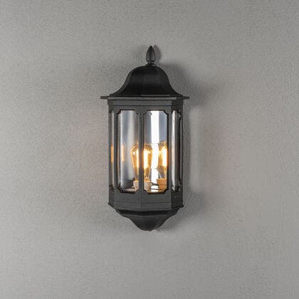 Pallas väggplafond E27 svart