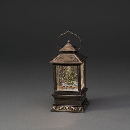 Vattenfylld minilykta julmarkn