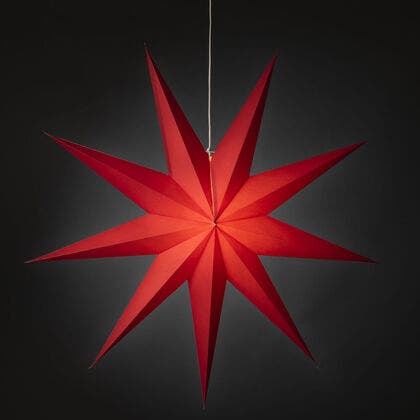 Papierst. rot 9 Punkte 115cm