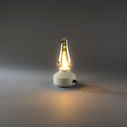 Rechargeable table lamp white