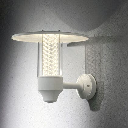 Nova Matt White Wall Light