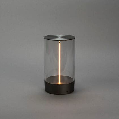 Edison M bordslampa M.Grå USB