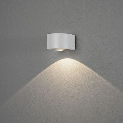 Gela vägglykta ned vit LED