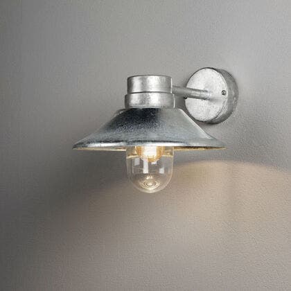 Vega wall lamp galvanized E27