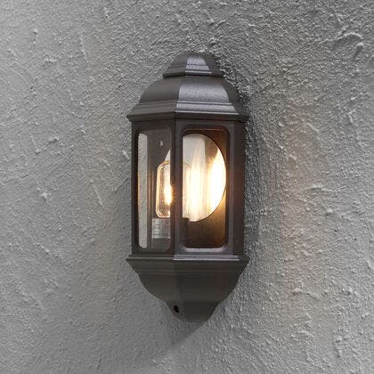 Cagliari väggplafond E27 svart