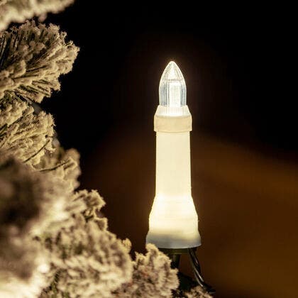 Julgransbelysning 16 LED ute