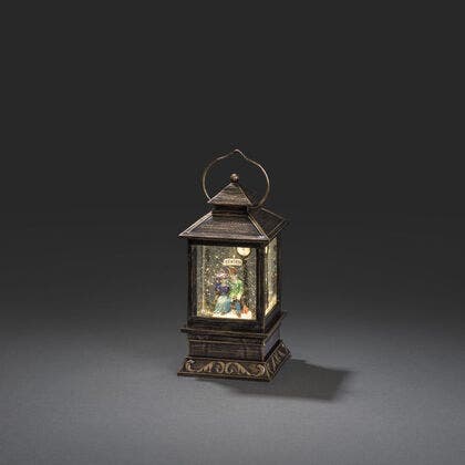 Vattenfylld minilykta sittande