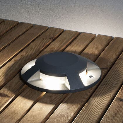 Ground/decklight LED dark grey
