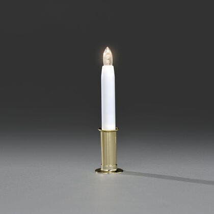 B/O Gold Lucia Maid Candle LED