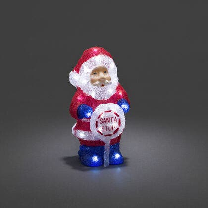 Acrylic Santa with Sign LED