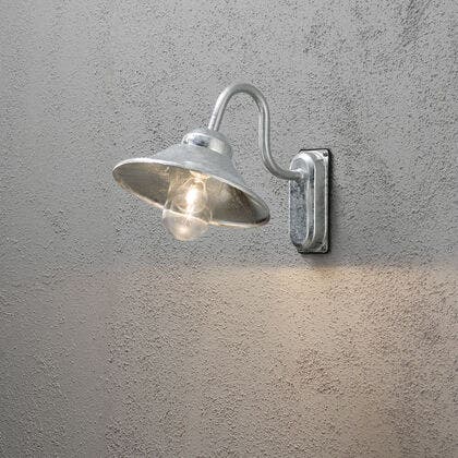 Vega vägglykta E27 galv