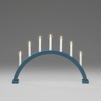 Elljusstake båge 7 lj petr.blå