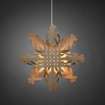 Papierstern, braun, 50cm, 8P