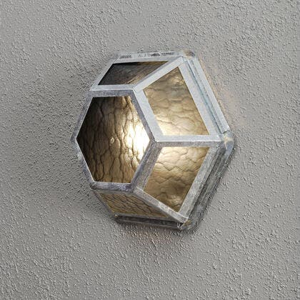 Castor väggplafond E27 galv
