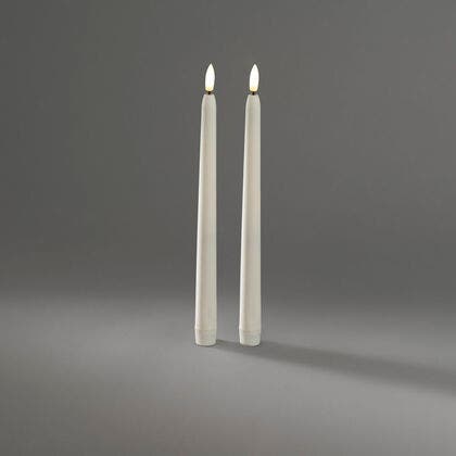 Batterikronljus LED, 2 st 28cm