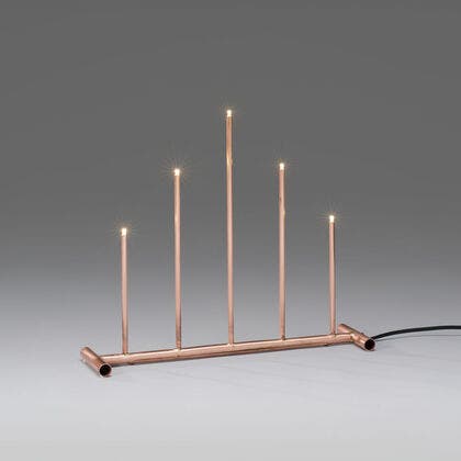 Elljusstake 5 lj LED metall