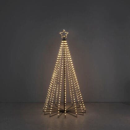 Julgran metall LED 1,8m