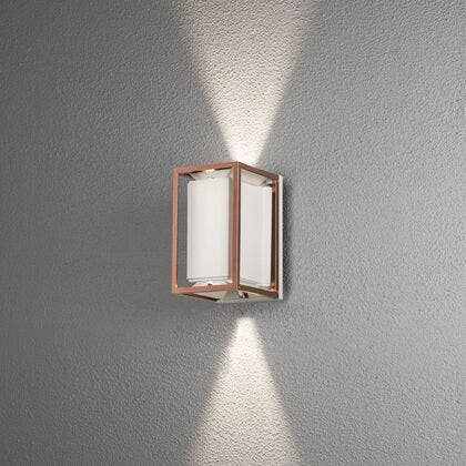 Vale Wall Light White/Copper