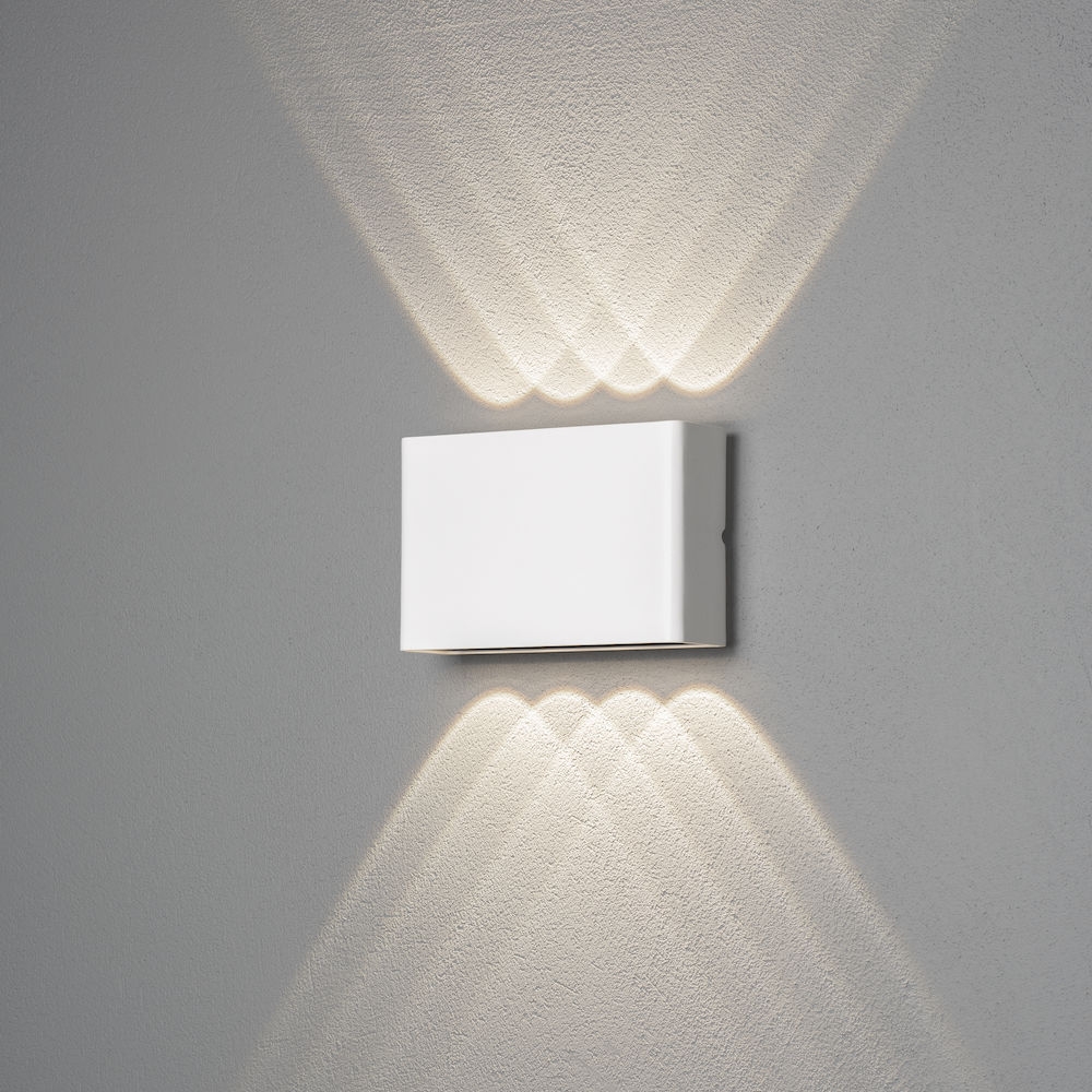 small white wall lights