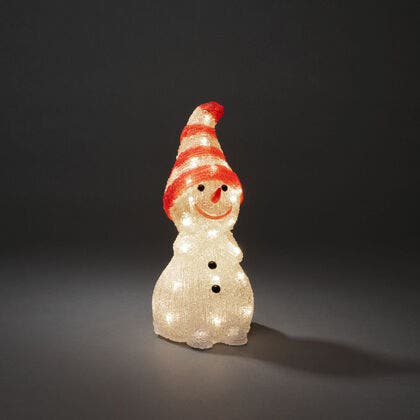 Snögubbe akryl 32cm 32 Led