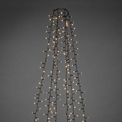 Tree light set cluster frosted LED